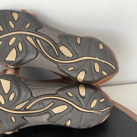 Cushe‎ Clover Thong Gladiator Sandal Women Size 8 Brown Zip Up Flats - Picture 10 of 13